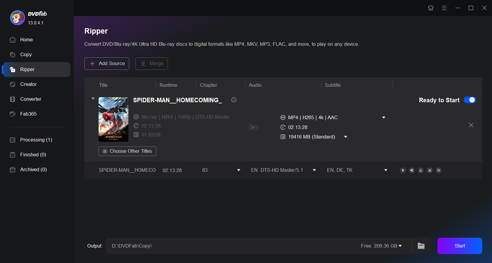 Enhance videos with AI HDR Upconverter