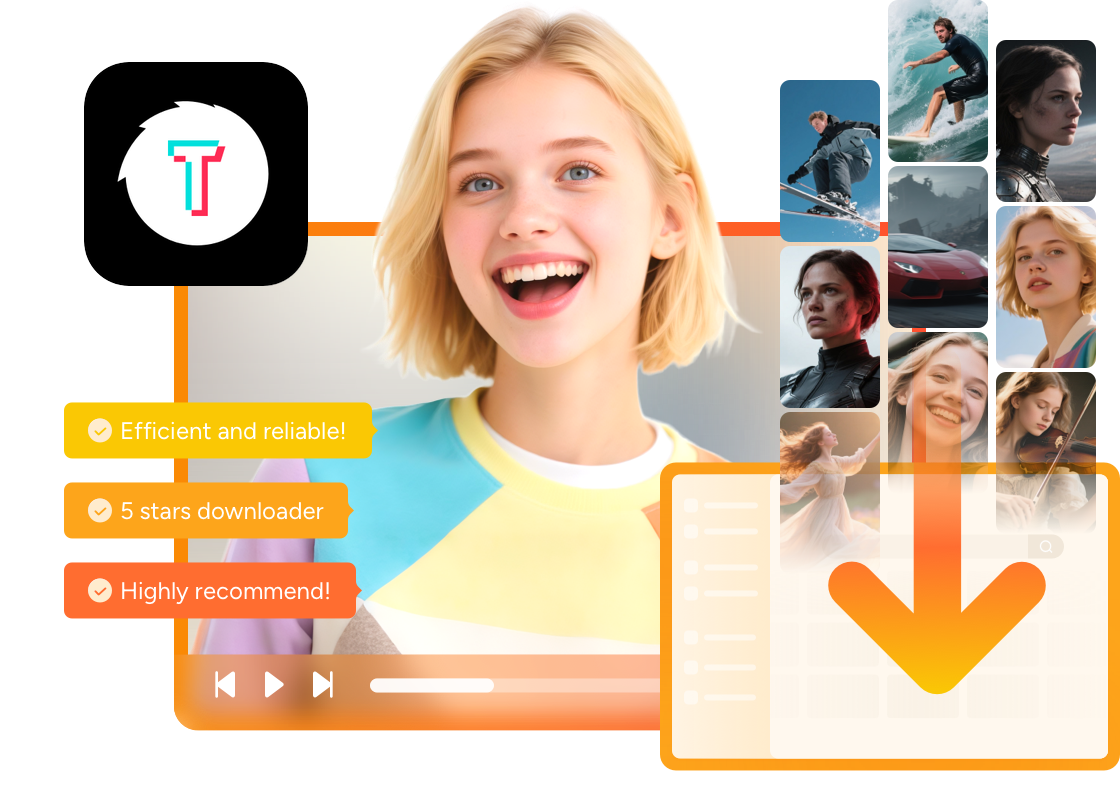 <strong class="linear-text">StreamFab</strong> TikTok Downloader