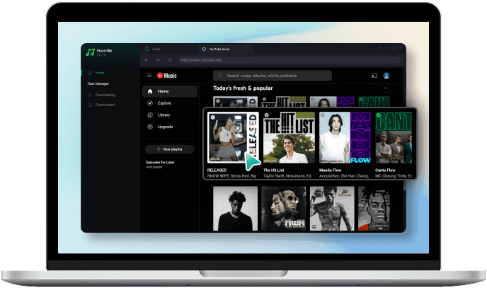 Start MusicFab and Log into YouTube Music Platform