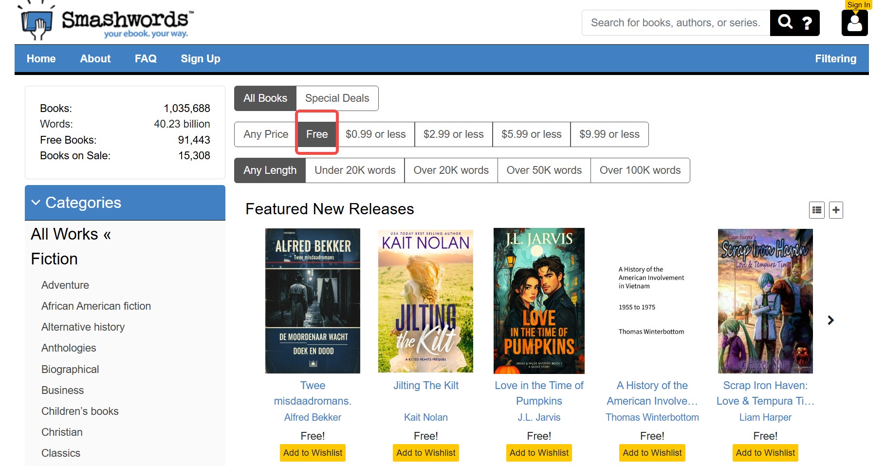 best sites to download free PDF books: smashwords