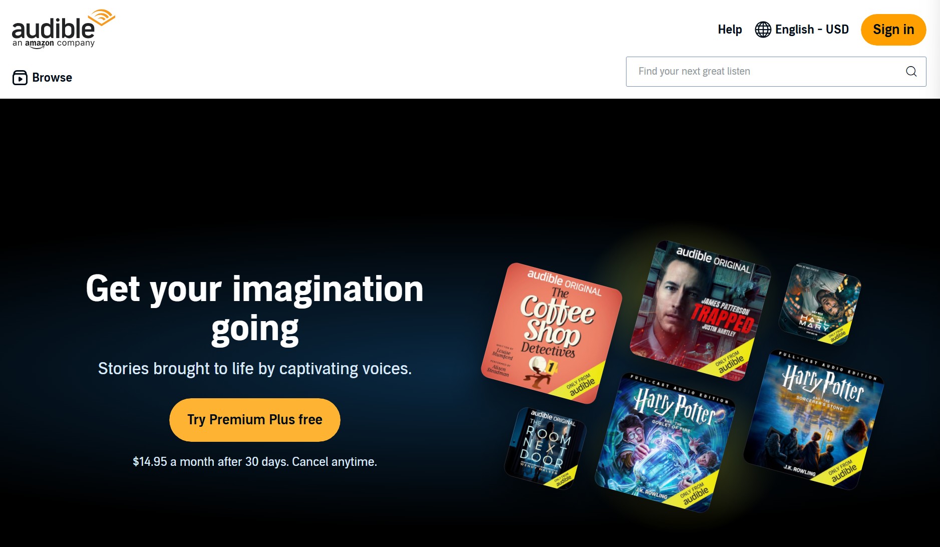 free audiblebooks for online listening without downloading