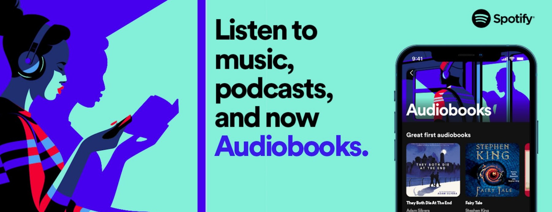 free online audiobook without downloading: spotify