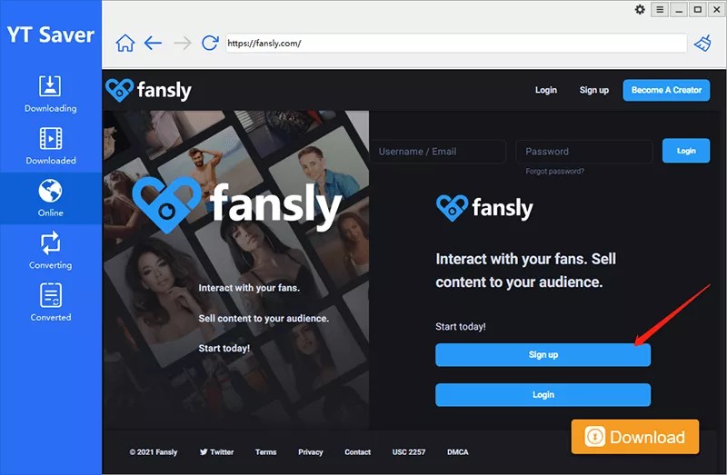 download fansly videos with fansly downloader