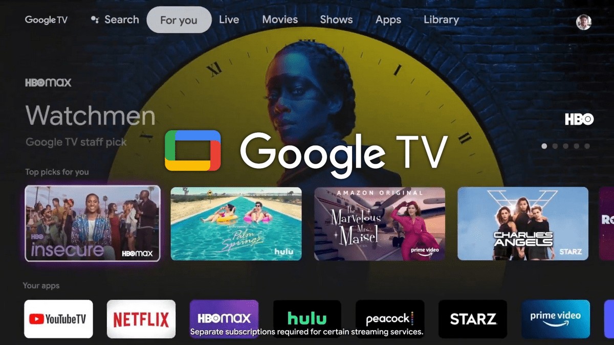 cast Apple TV on Chromecast using Google TV.