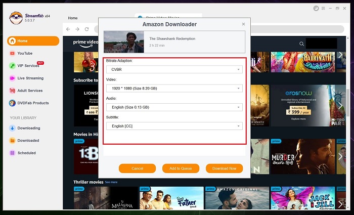 amazon prime video abonnement:Tipp: Verwenden Sie StreamFab Amazon Downloader, um Shows und Filme offline anzusehen