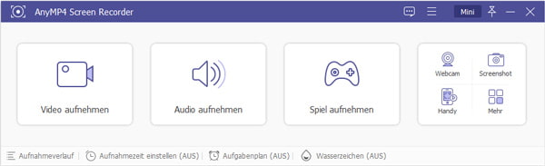 AnyMP4 Screen Recorder: Hochwertige Bildschirmaufnahmen