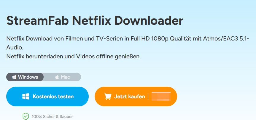 1. StreamFab Netflix Downloader