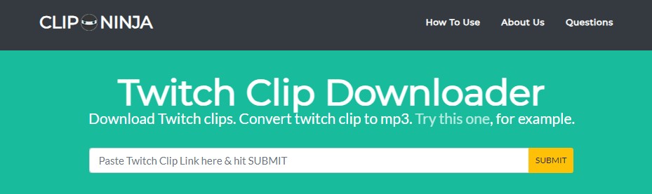 Clip.Ninja Twitch Clip Downloader