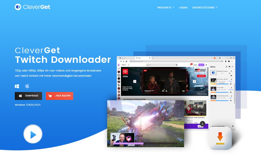 CleverGet Twitch Downloader