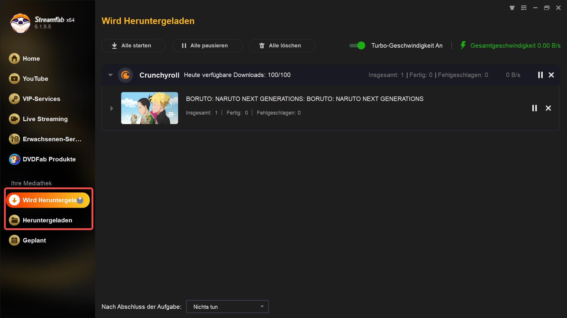 Wie kann man neue Boruto Folgen herunterladen? - Mit StreamFab All-In-One