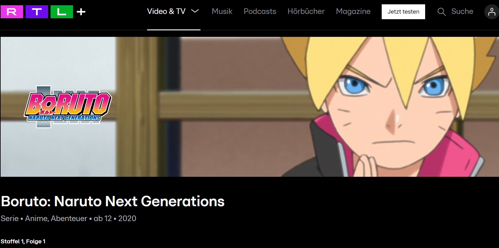 Boruto: Naruto Next Generations bei RTL Plus kostenlos schauen