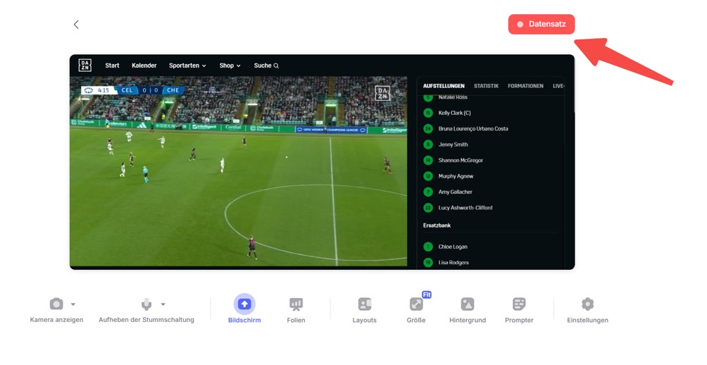 Mit VEED zum DAZN Offline Schauen