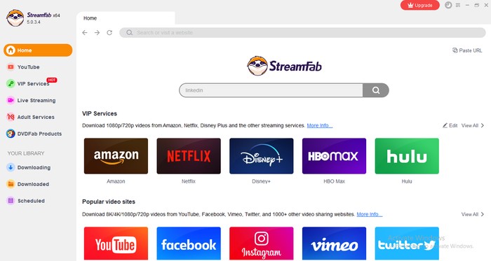 download embedded video chrome:Teil 1: StreamFab All-In-One