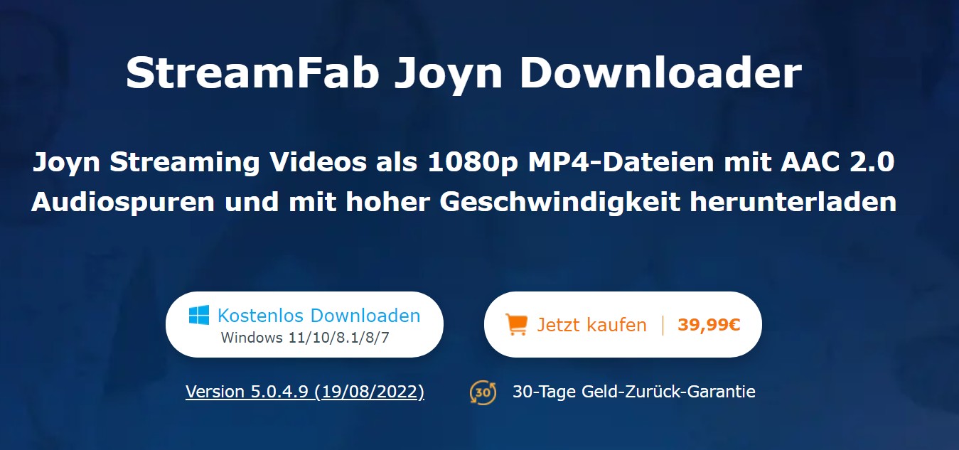 joyn auf xbox:Teil 2: Die beste Lösung zum Downloaden von Joyn Video: StreamFab Joyn Downloader