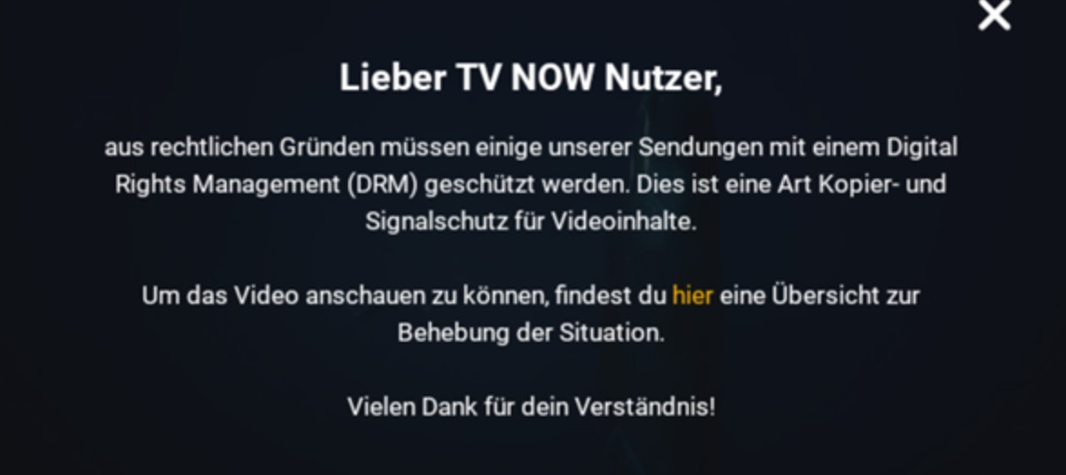 Was ist ein RTL Plus DRM Fehler und wie betrifft er RTL Plus?