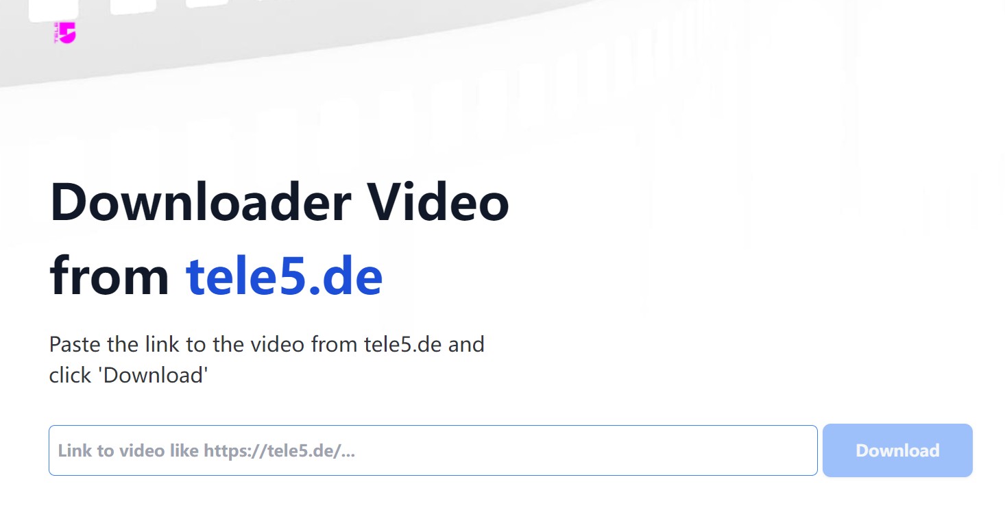 Weitere Tele5 Video Download-Software