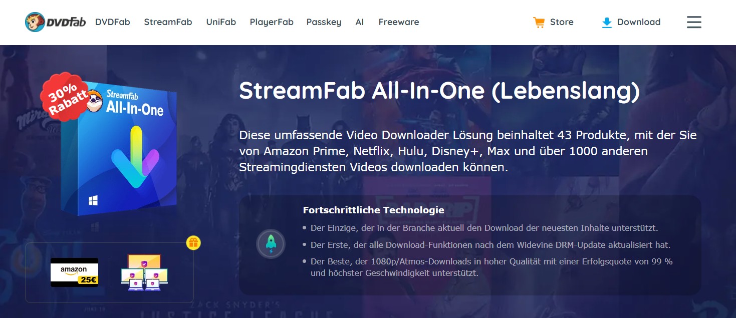 StreamFab: eine gute Möglichkeit zum Downloaden von TLC Videos