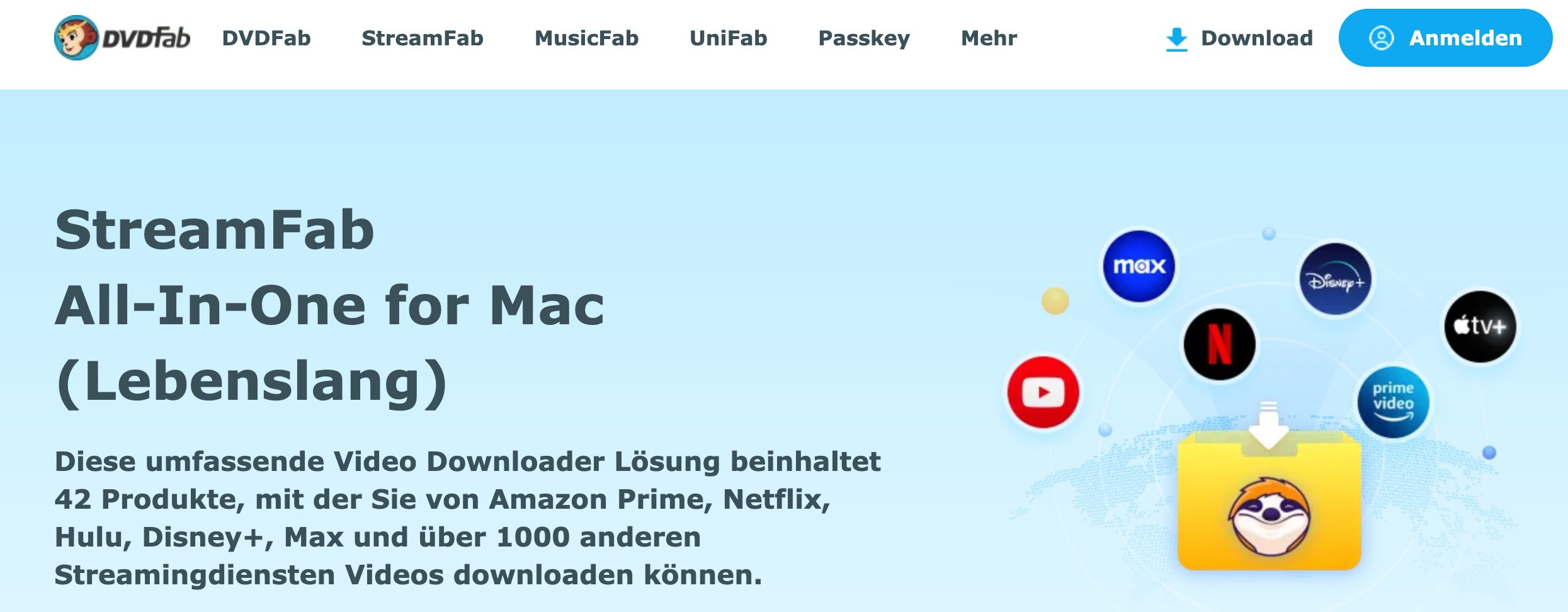 Die ultimative Wahl: StreamFab All-In-One