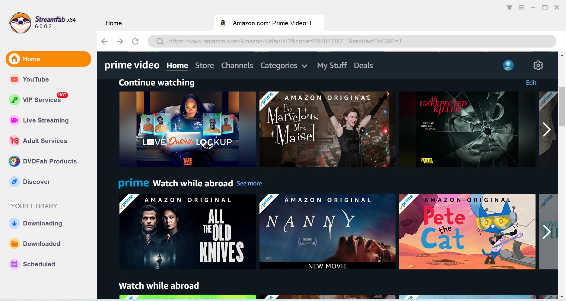 Schritte zum Amazon Videos Download auf Mac