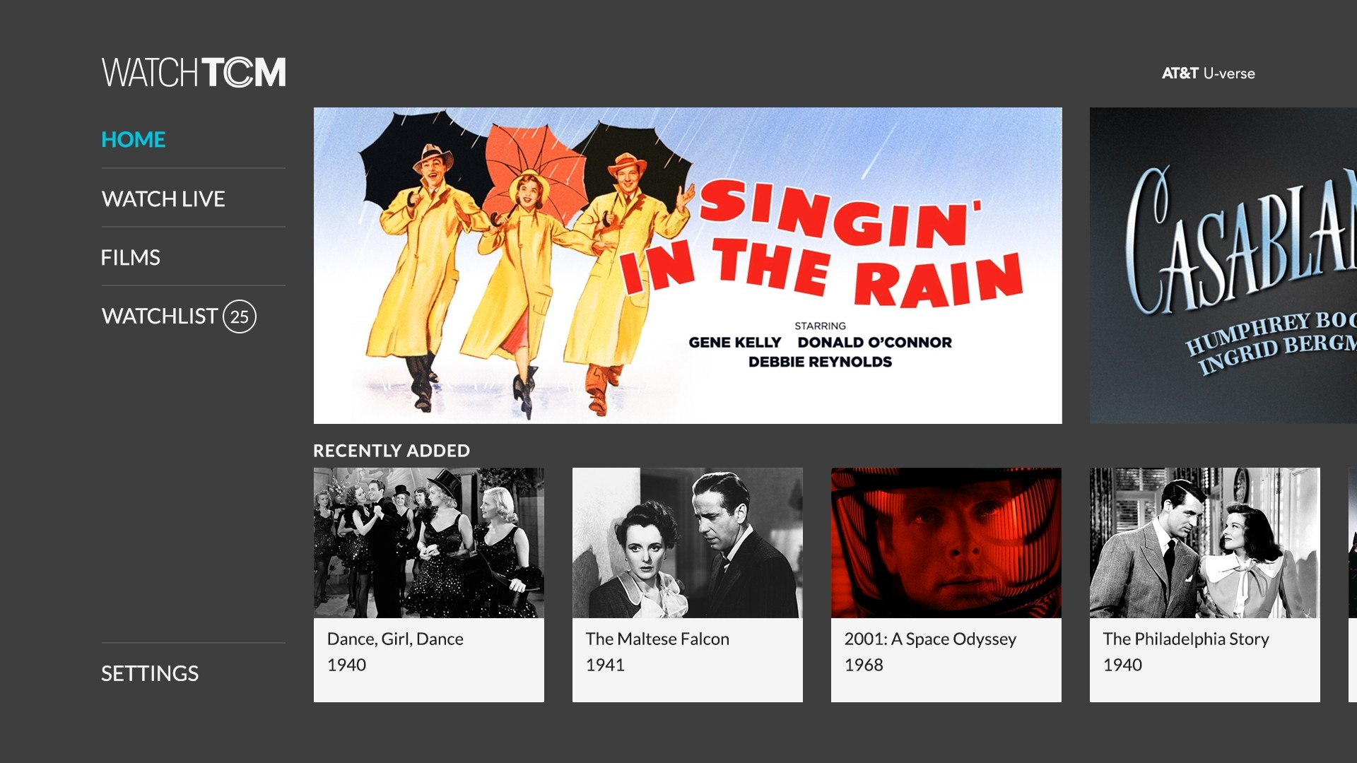 what streaming service has tcm