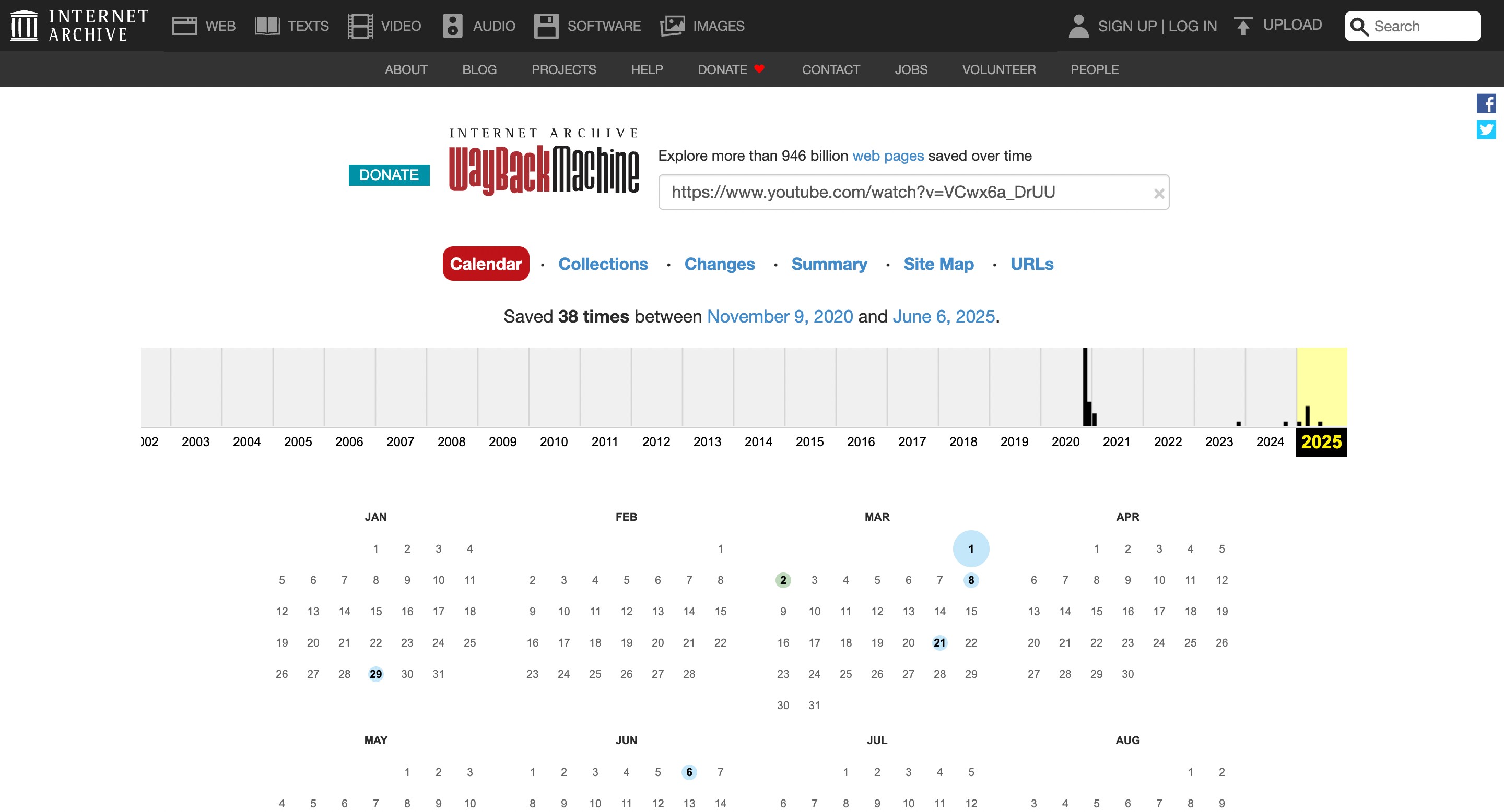 How to Download Deleted YouTube Videos Again: step of wayback machine
