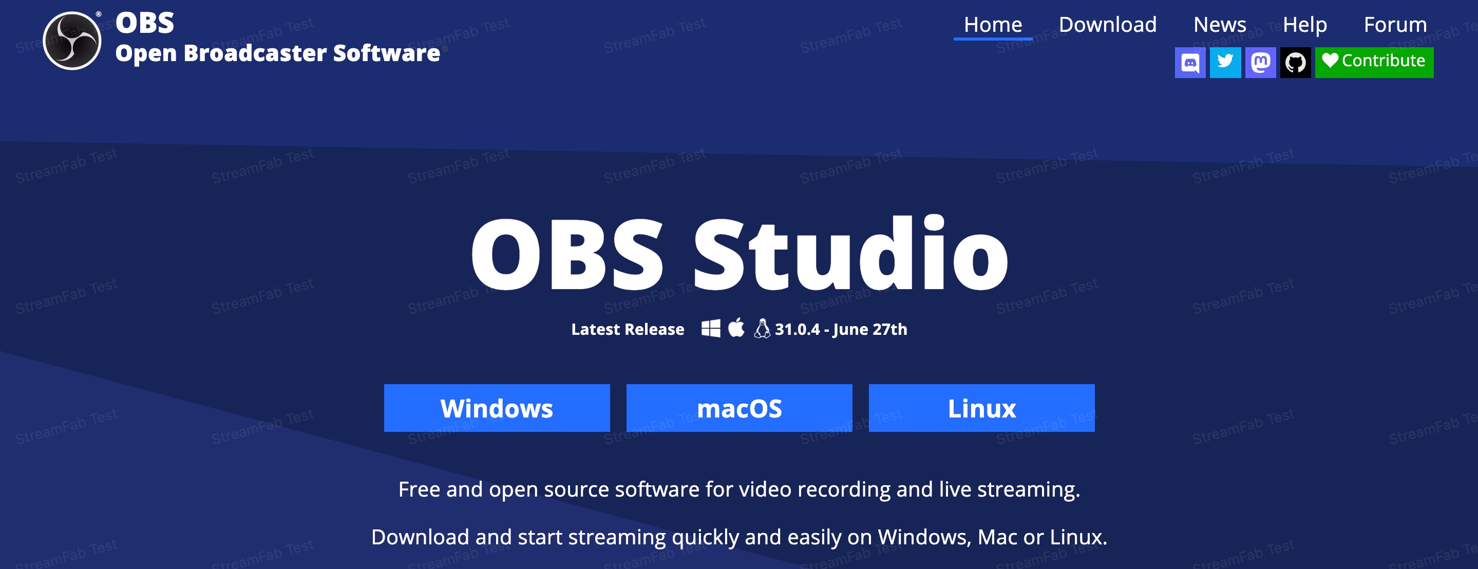 how to record on Apple TV: obs studio
