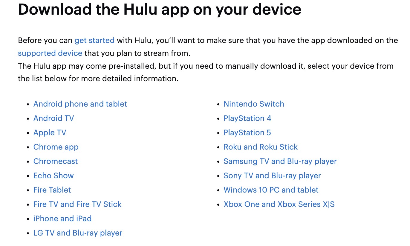 how to want hulu offline on laptop and pc: the devices that hulu support to download videos