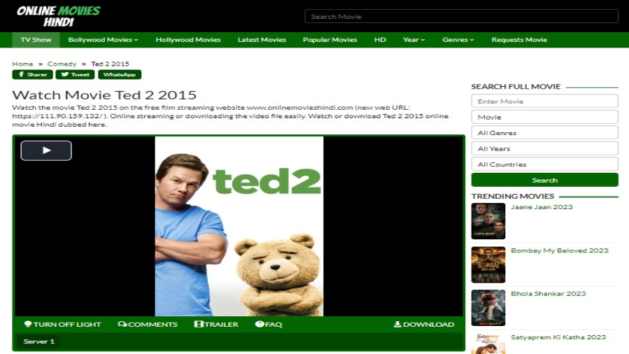 stream and download ted 2 free