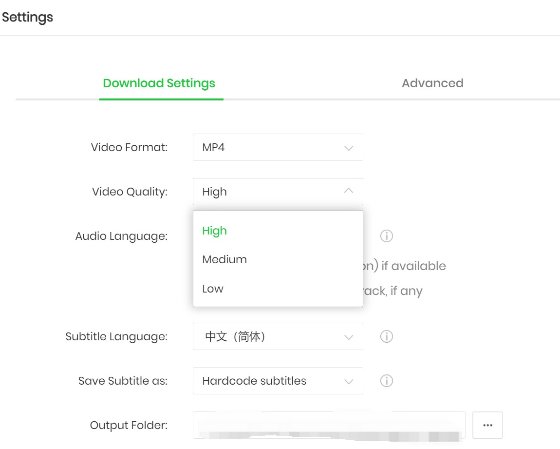 NoteBurner Settings