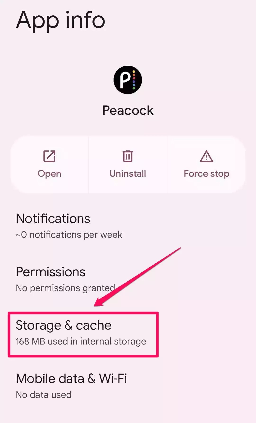 peacock not working:4. Clear overloaded Cache