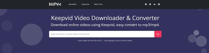 sendvid:5. Keepvid Video Downloader