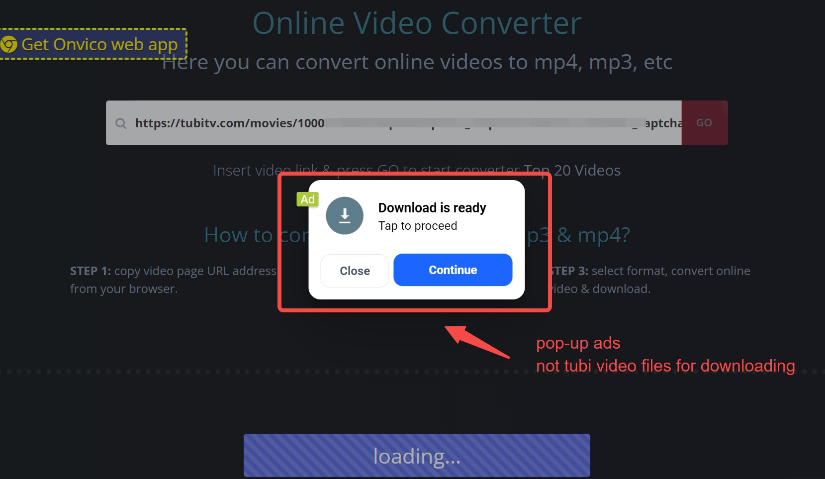 tubi to mp4 converter online: unsafe