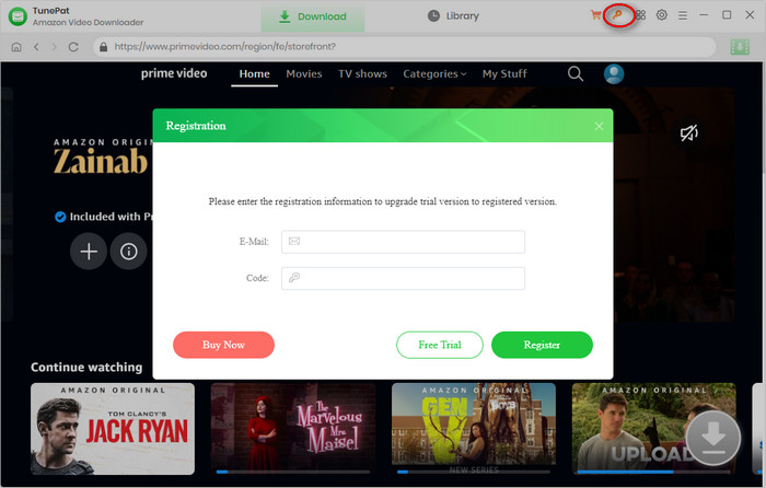 how to use tunepat amazon video downloader