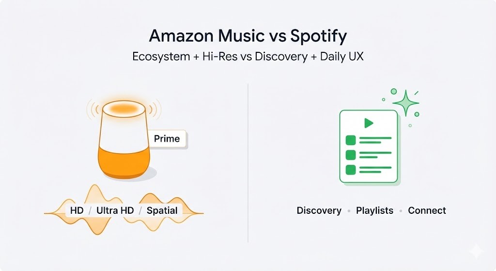 Amazon Music vs Spotify: Key takeaways