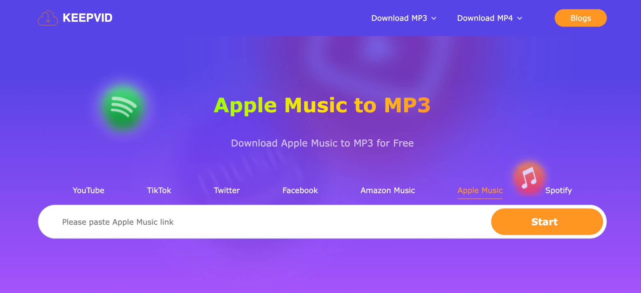 KeepVid Apple Music Downloader