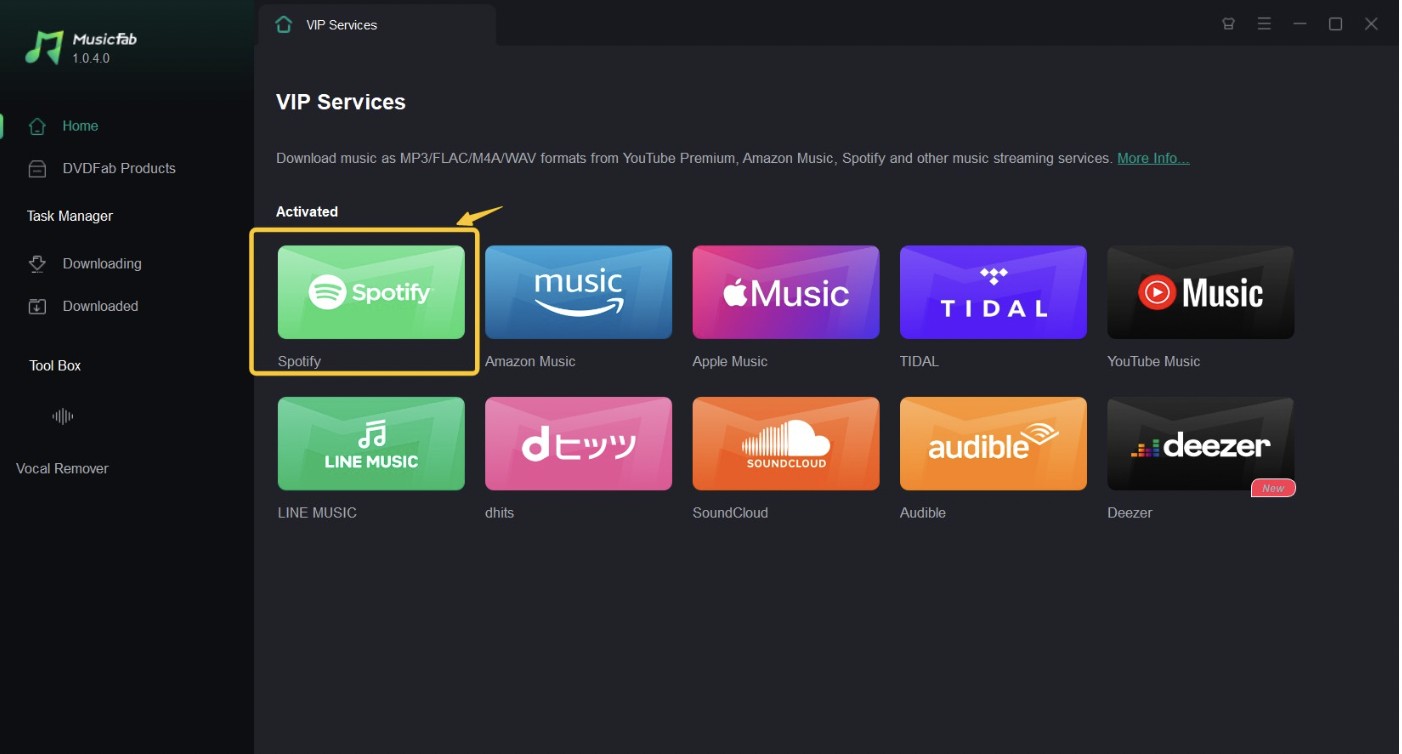 Convert Spotify To MP3 At 320kbps using MusicFab