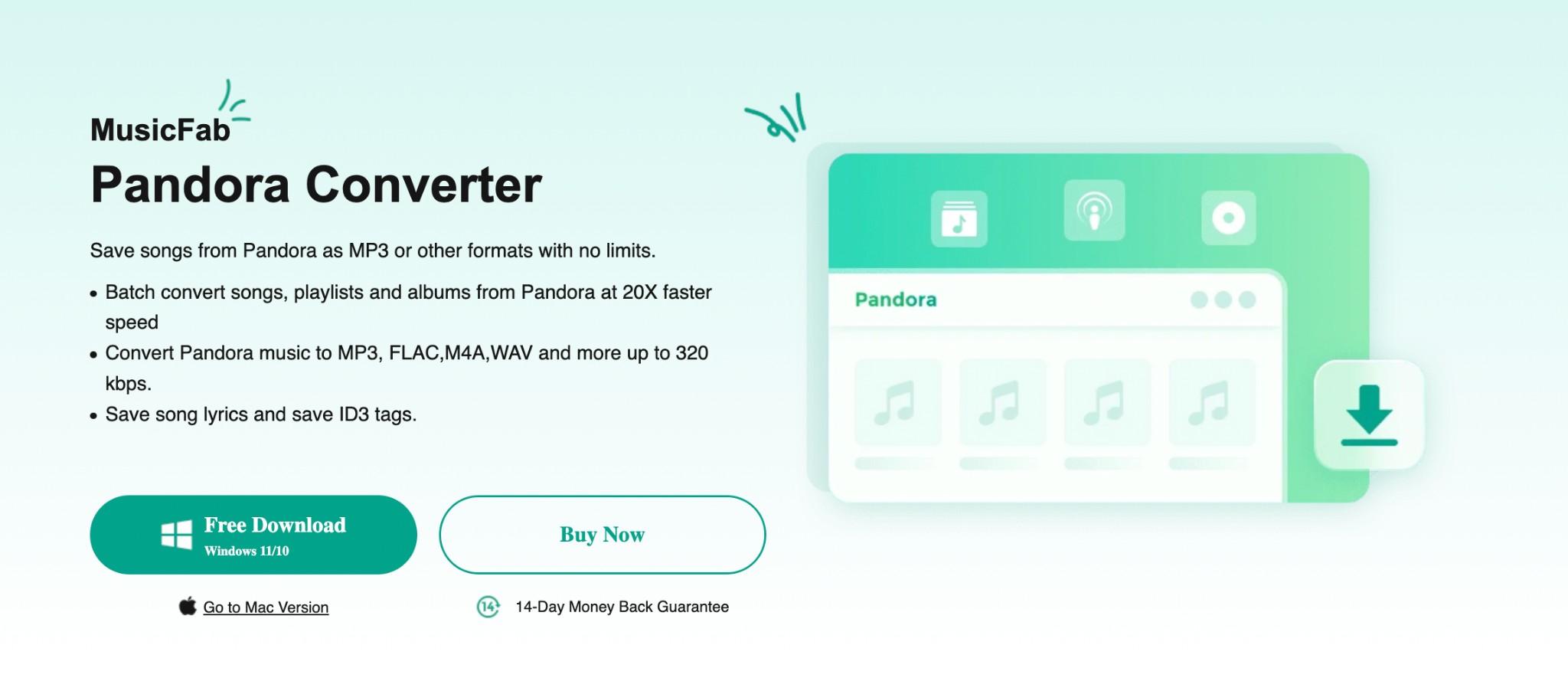 Using MusicFab Pandora Converter To Download Pandora Stations Without Any Limitations