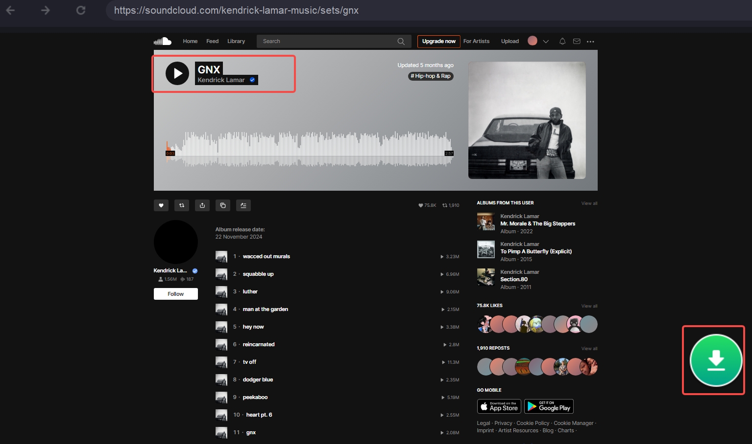 download soundcloud playlist