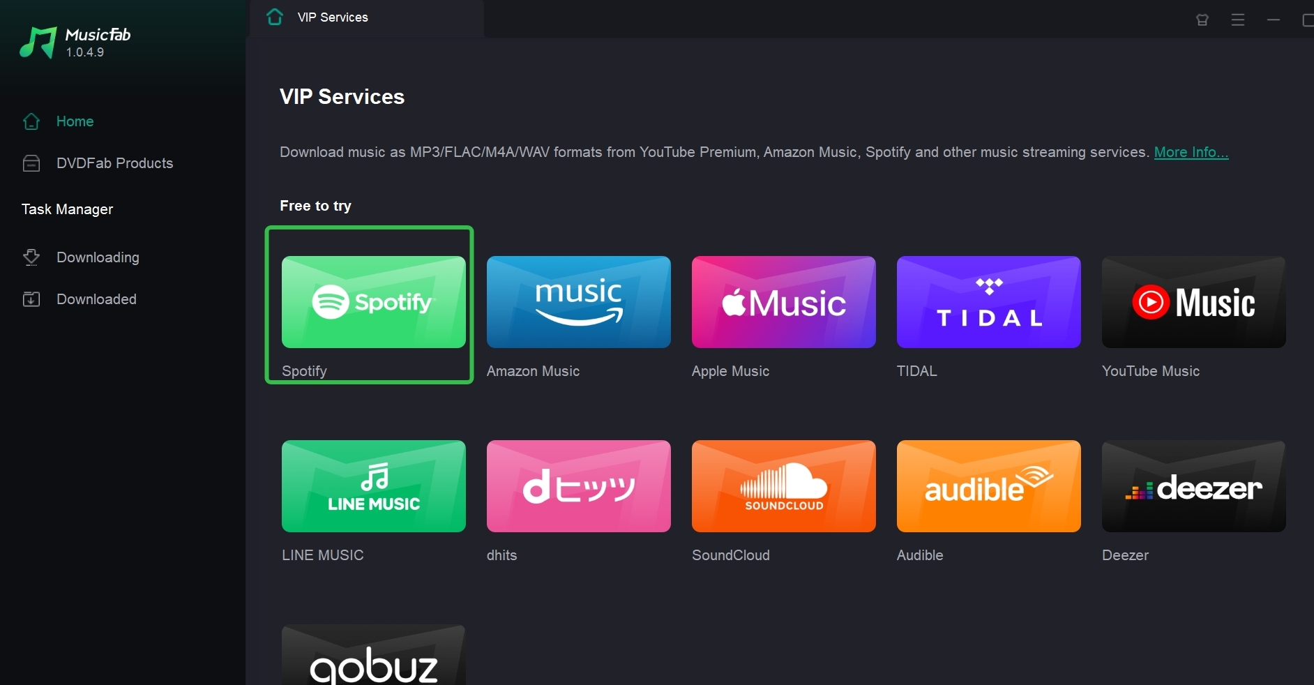 MusicFab spotify converter