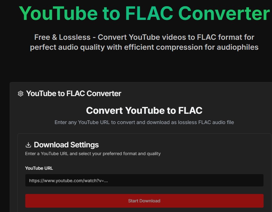 Evano youtube to flac