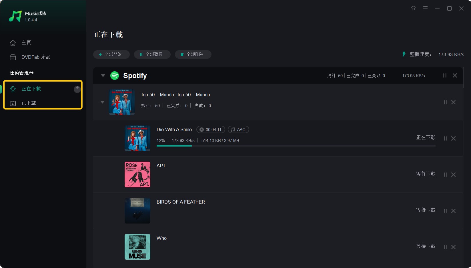 Spotify ダウンロード