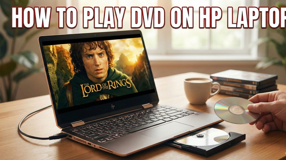 how to play DVD on HP laptop