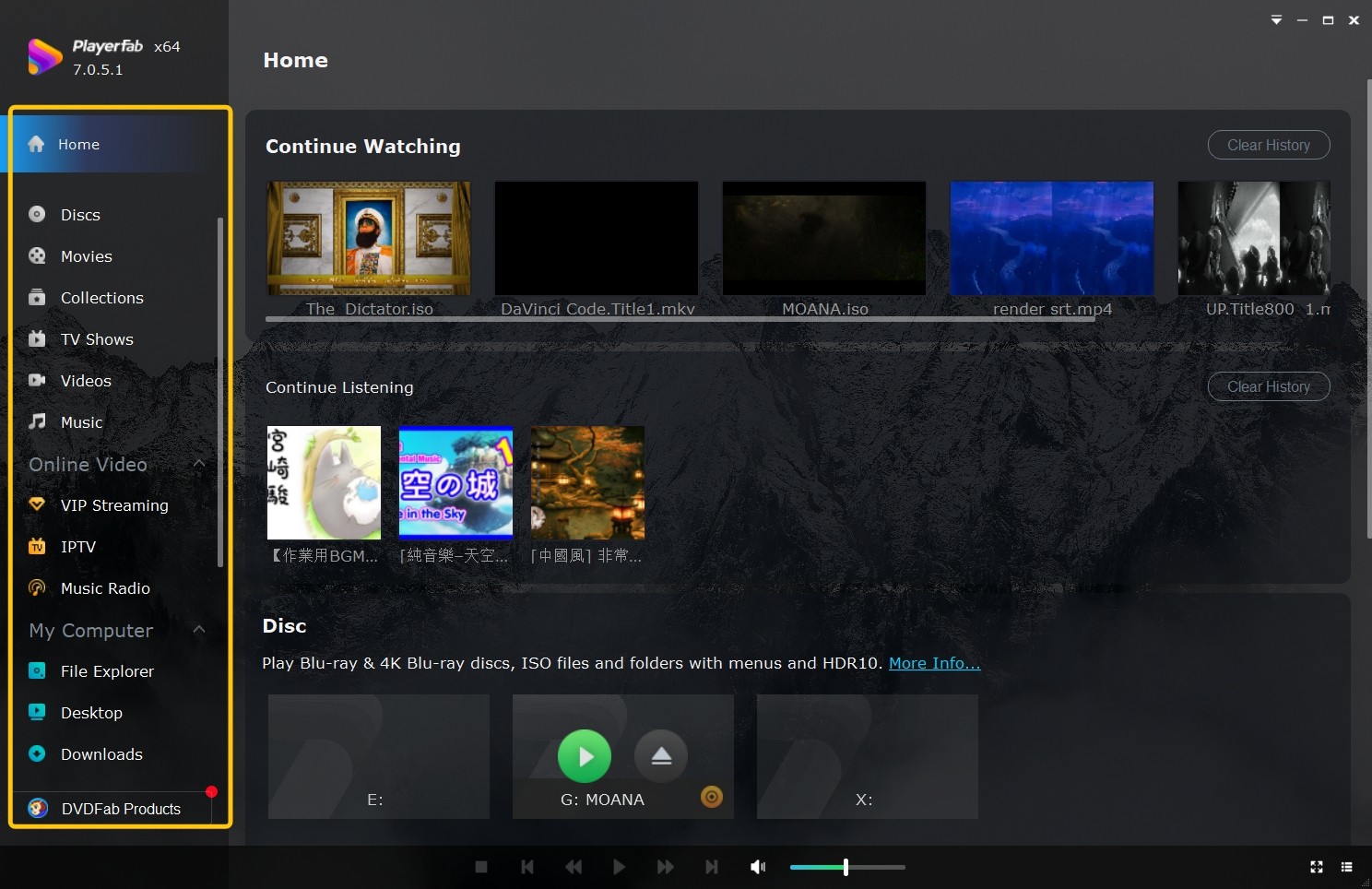 Open Source Video Player alternative