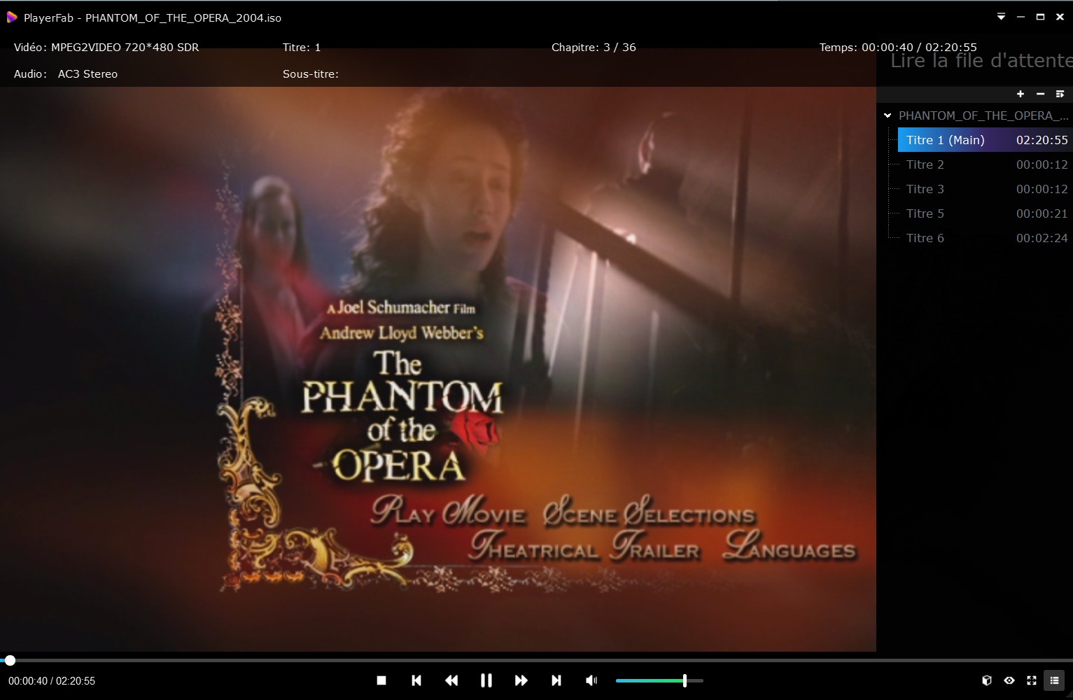 choisir le bon mode pour lire un dvd