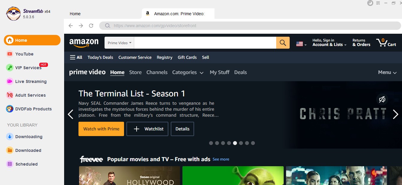 Amazon Prime Video:How to Use StreamFab Amazon Downloader?