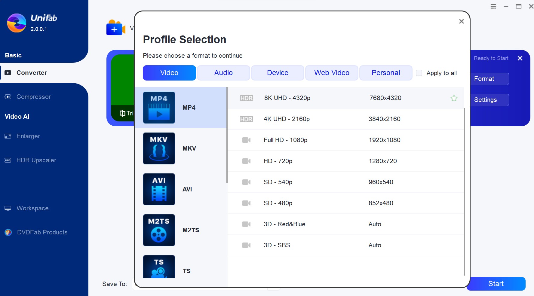 Convert FLAC to WAV: unifab