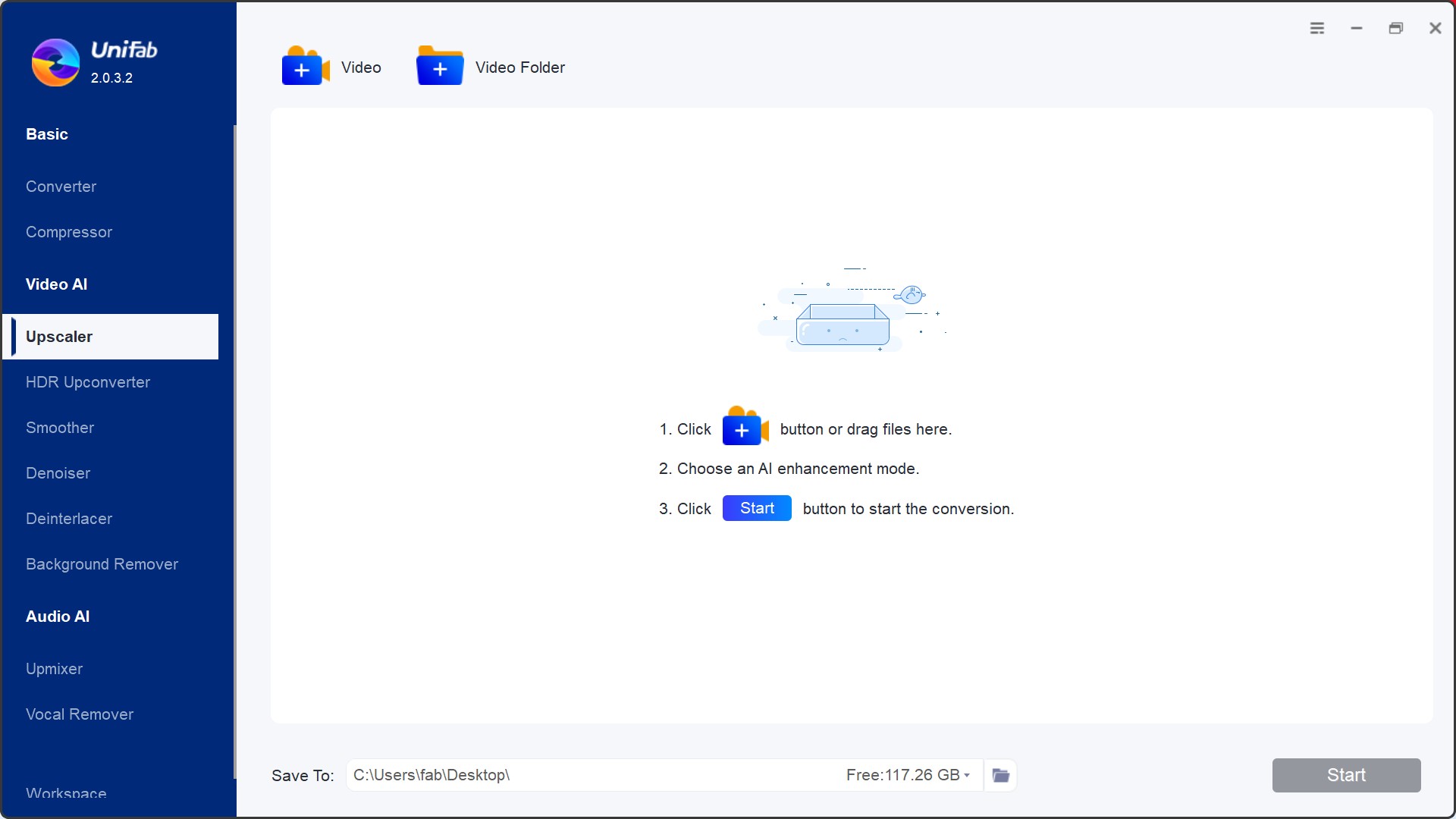 UniFab Video Enhancer-step1