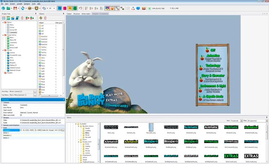 Blu-ray authoring software: Blu-Disc Studio