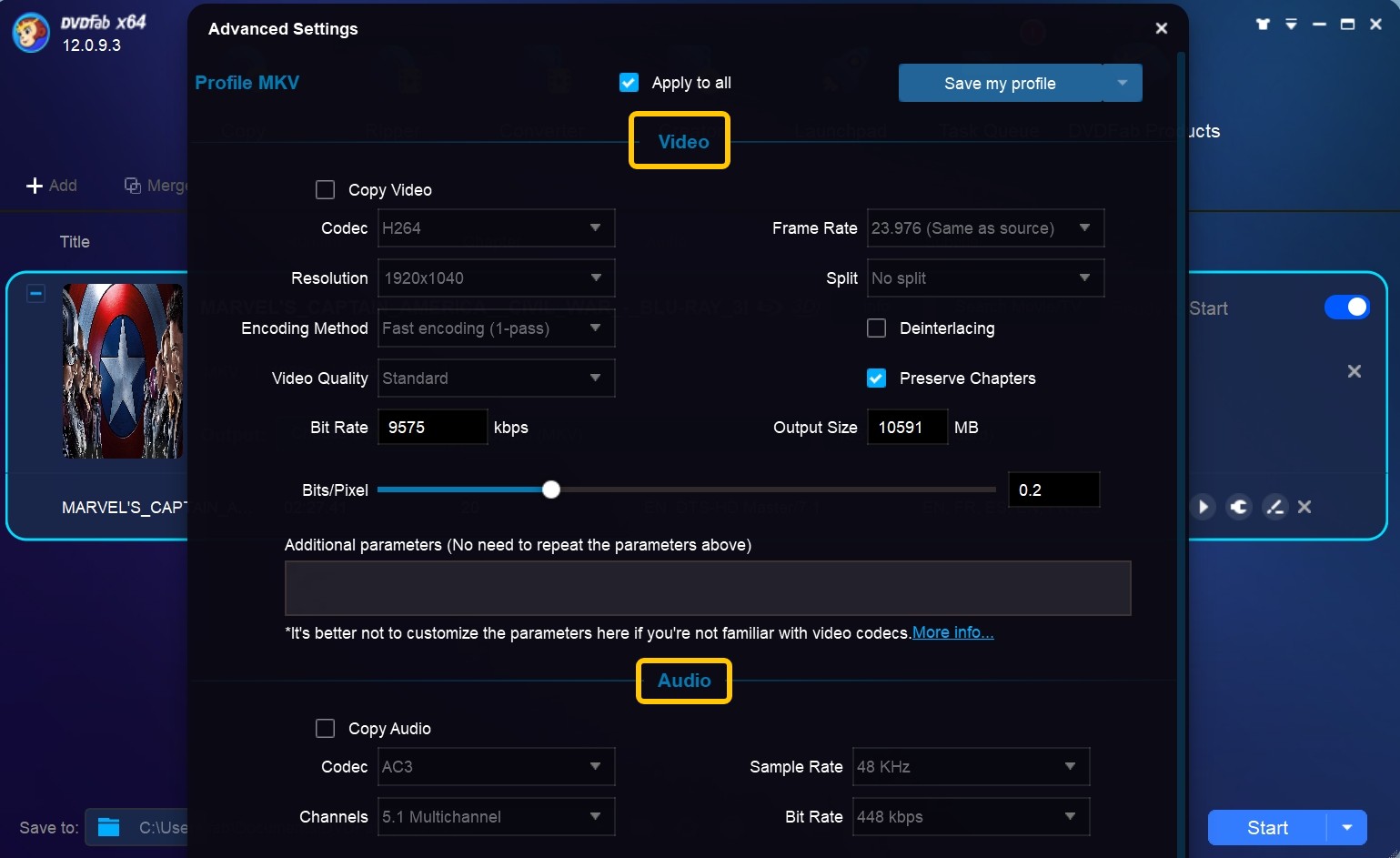 DVDFab 藍光轉檔器