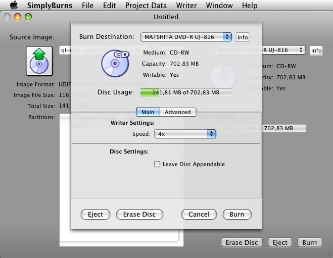 How to Burn a Playable DVD on Mac using SimplyBurns?